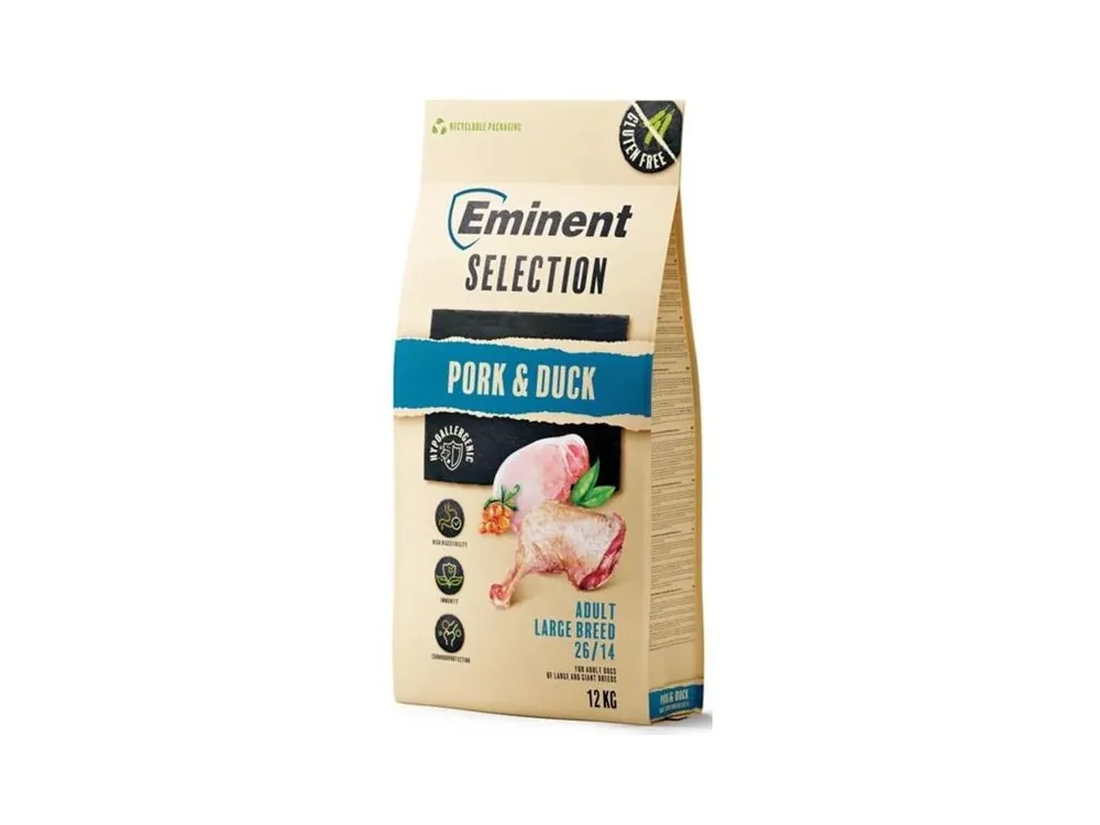Eminent Selection Adult Large Breed Pork&Duck 12kg Víkendová Akce