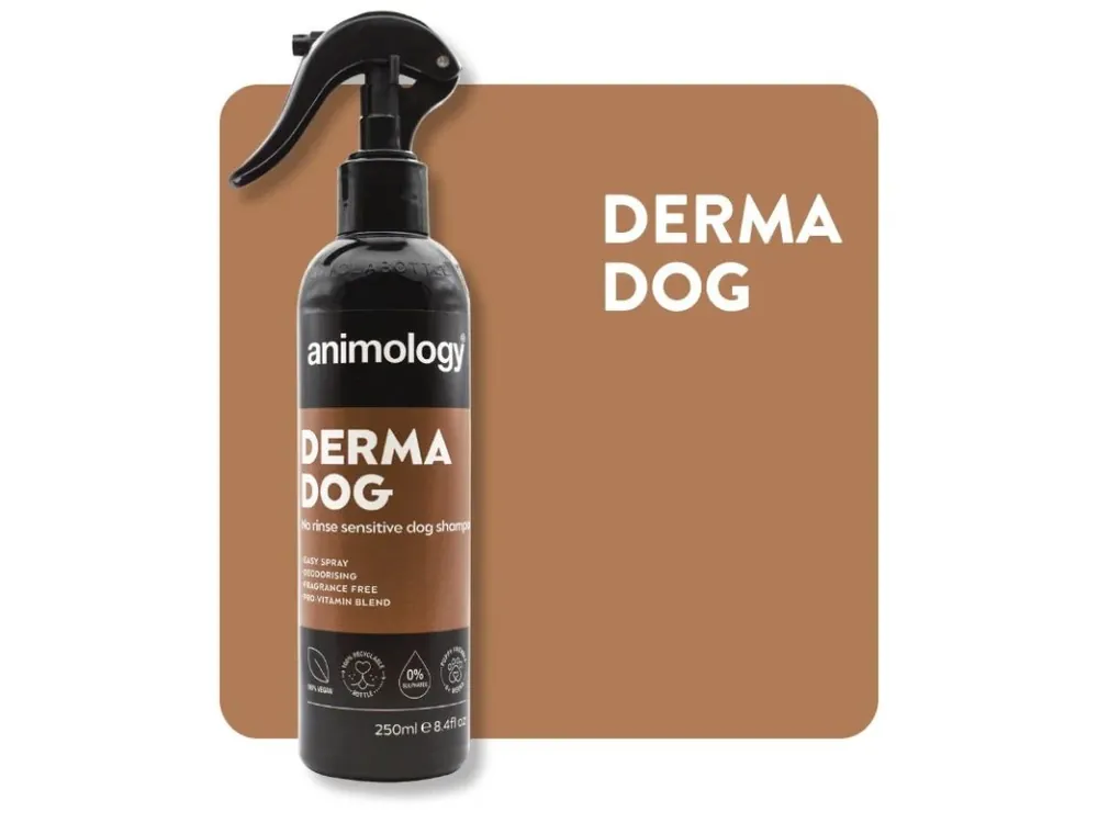 Animology Bezoplachový šampon pro citlivé psy ve spreji 250ml Horká Nabídka