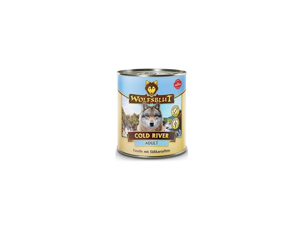 Wolfsblut Dog Adult Cold River konz. 800g Originální