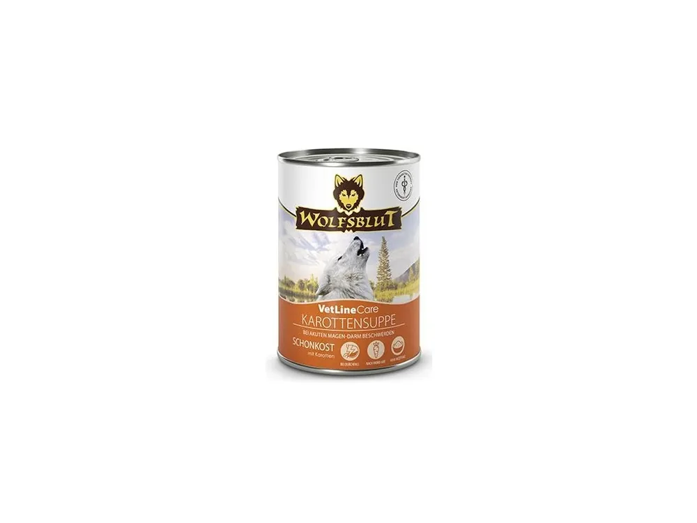 Wolfsblut Dog VetLine Care Carrot Soup konz. 395g Výprodej