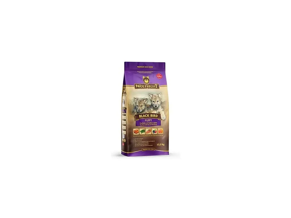 Wolfsblut Dog Puppy Black Bird 12,5kg Nejprodávanější