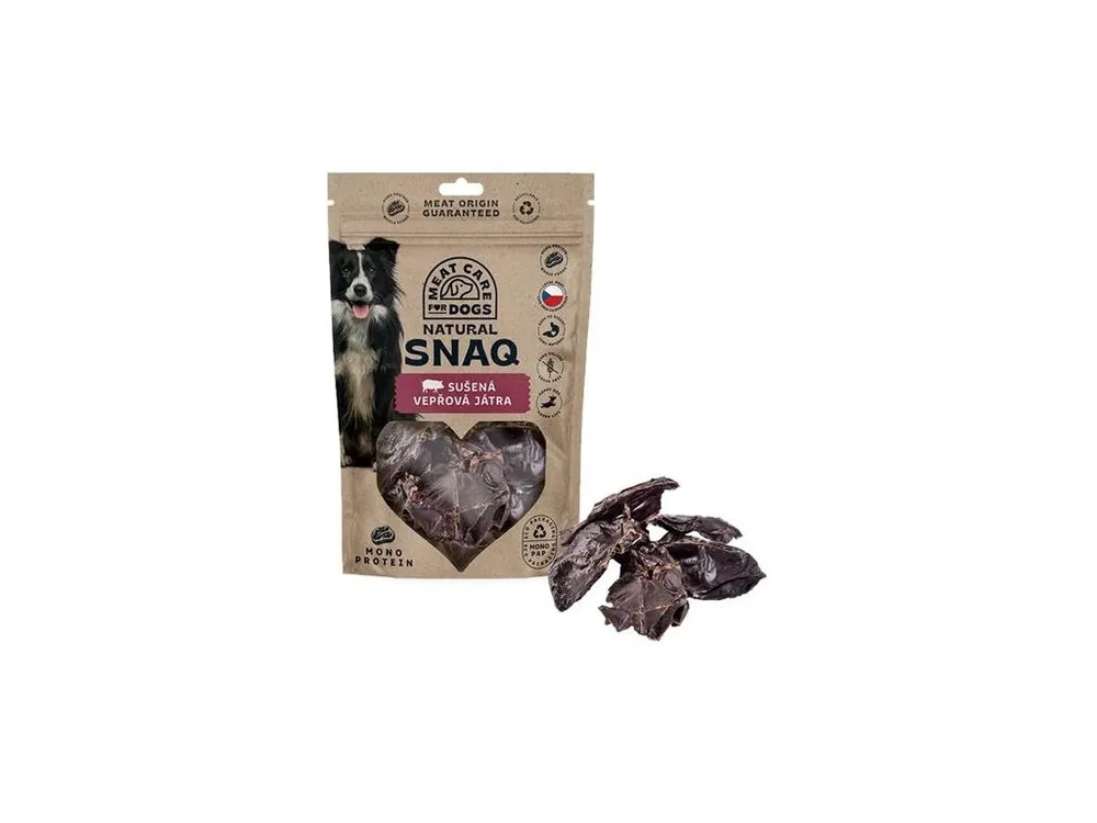 Meat Care Natural Snaq Vepřová játra sušená 100 g Nejlepší Volba