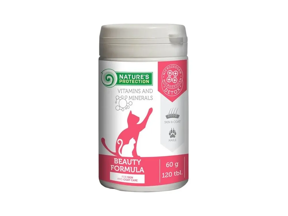 Poslední Šance Nature‘s Protection Skin & Coat Care pro kočky 60 g, 120 tbl