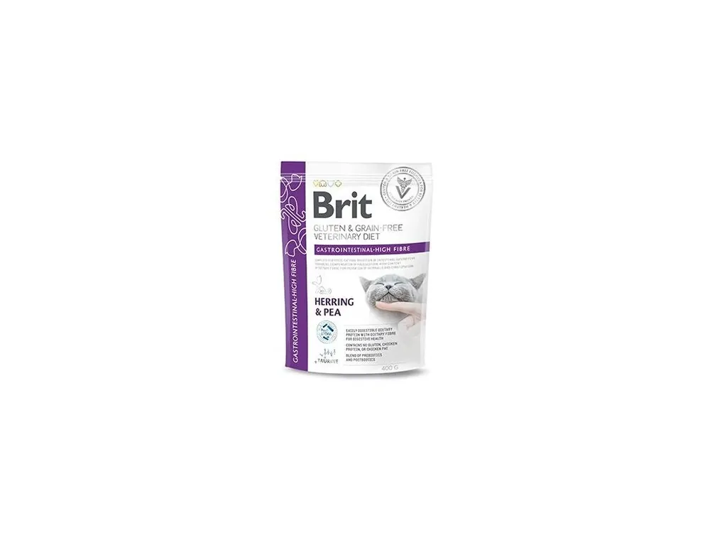 Brit VD Cat GF Gastrointestinal High Fibre 400g Víkendová Akce