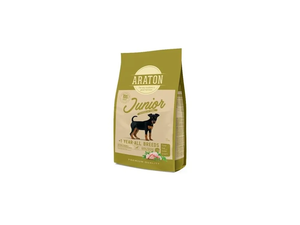 Výprodej Araton Dog Dry Junior Poultry 15 kg