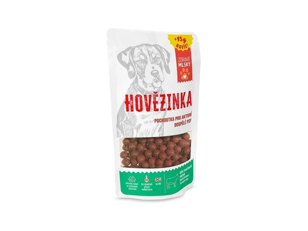 Zdravé mlsky Hovězinka 165 g Cenová Bomba