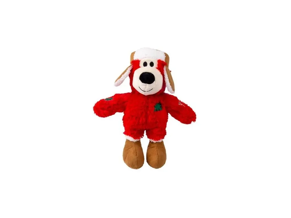 Hračka plyš vánoč. KONG Wild Knots Bear Assorted S/M Oblíbený