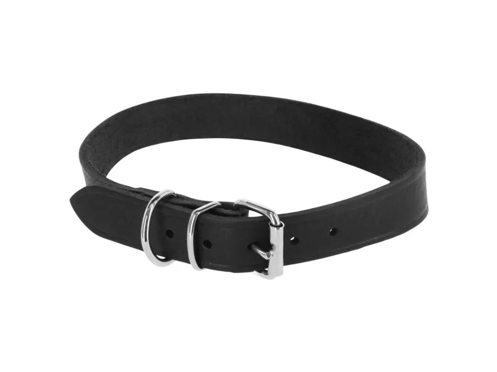 Obojek pro psa Tuscany, kožený obojek, černá, 15 mm / 29 - 35 cm Přímo Od Výrobce