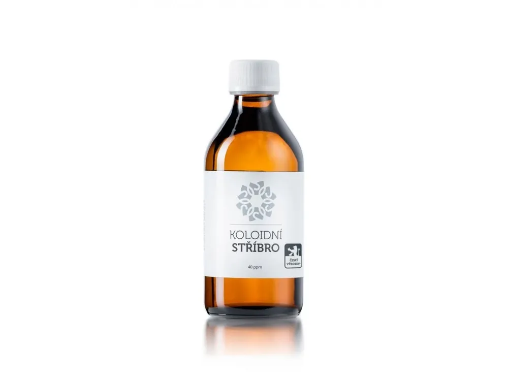 LAKSHMI NARAYAN Koloidní stříbro 40 ppm 250ml Tovární Cena