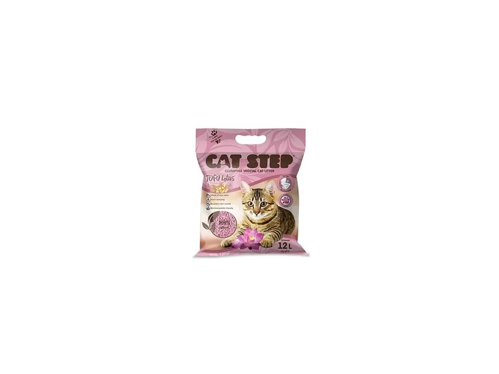 Podestýlka Cat Step Tofu Lotus 5,4kg/12l Objednat Nyní