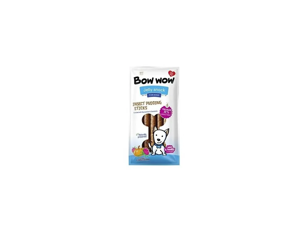 Bow wow poch. Klobásy s hmyzem,kolagen.dýní,ostrop.6ks Časově Omezené