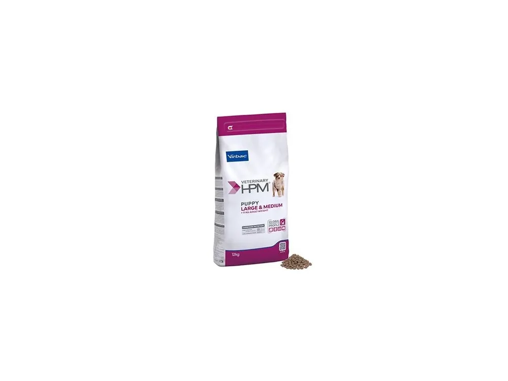 Značkový VET HPM Puppy Large & Medium Dog, 12 kg