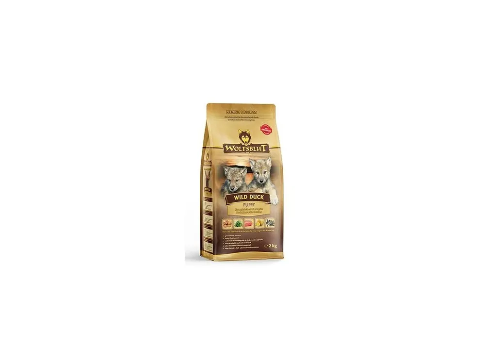 Wolfsblut Dog Puppy Wild Duck 2kg Značkový