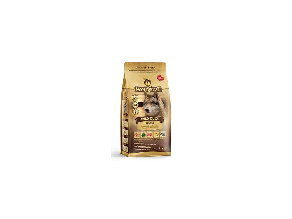 Wolfsblut Dog Senior Wild Duck 2kg Ihned K Objednání