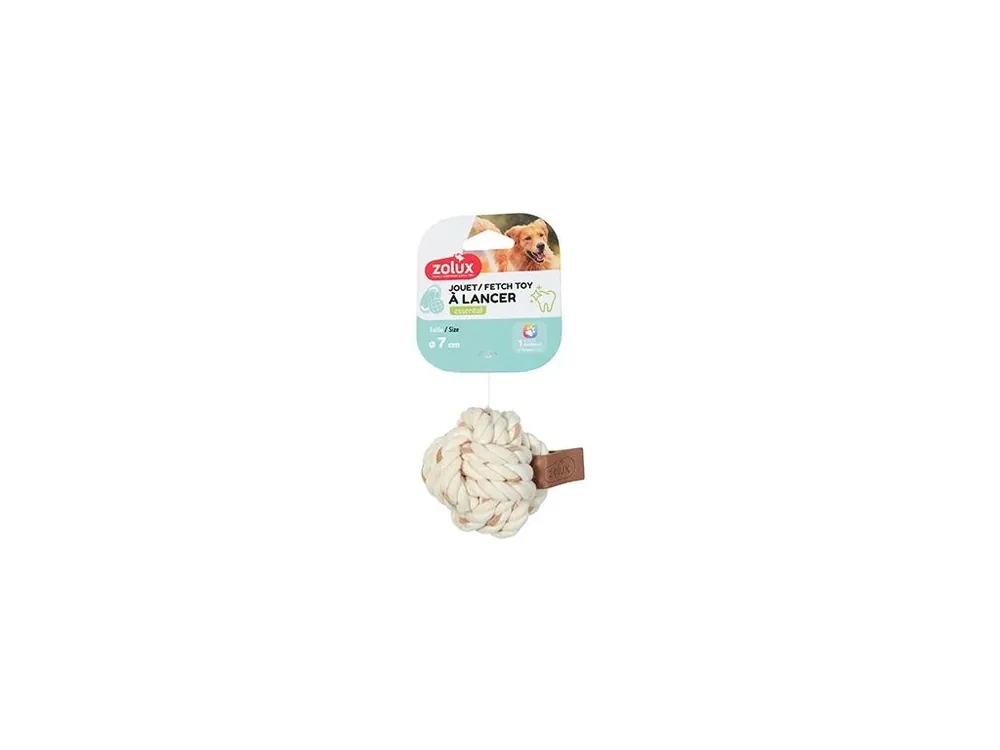 Akce Hračka pes LEATHER TOUCH Míč 7cm Zolux