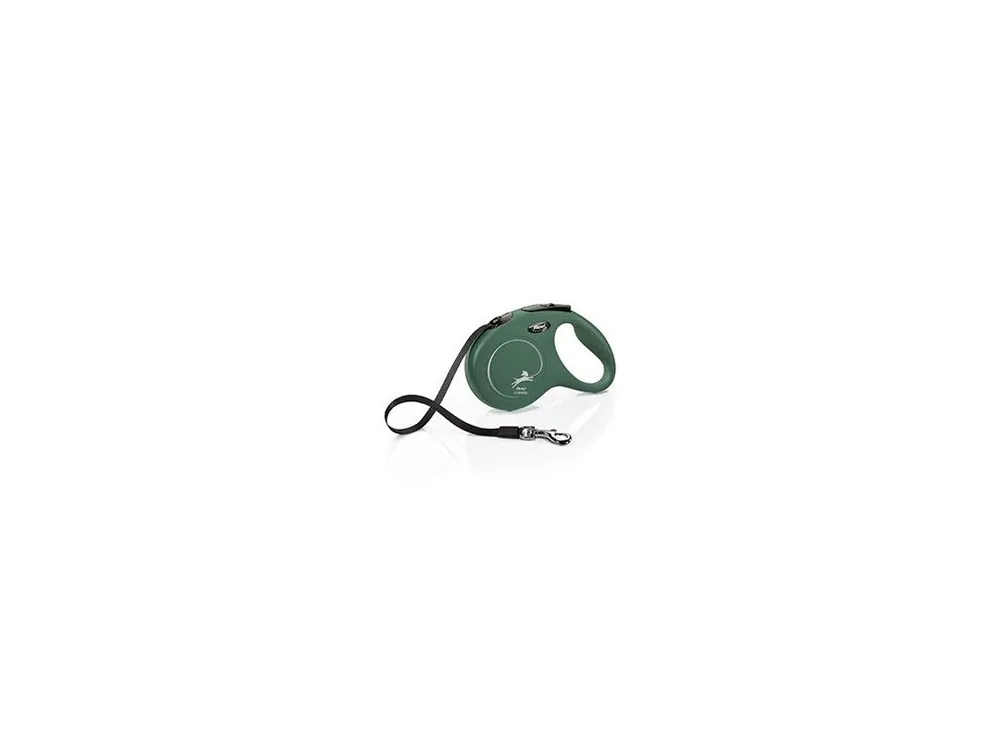 Vodítko FLEXI Classic New M pásek 5m/25kg olivová Značkový