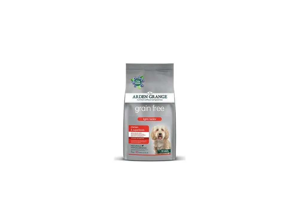 Akční Nabídka Arden Grange Dog GF Light/Senior Chick&Superfoods 2kg