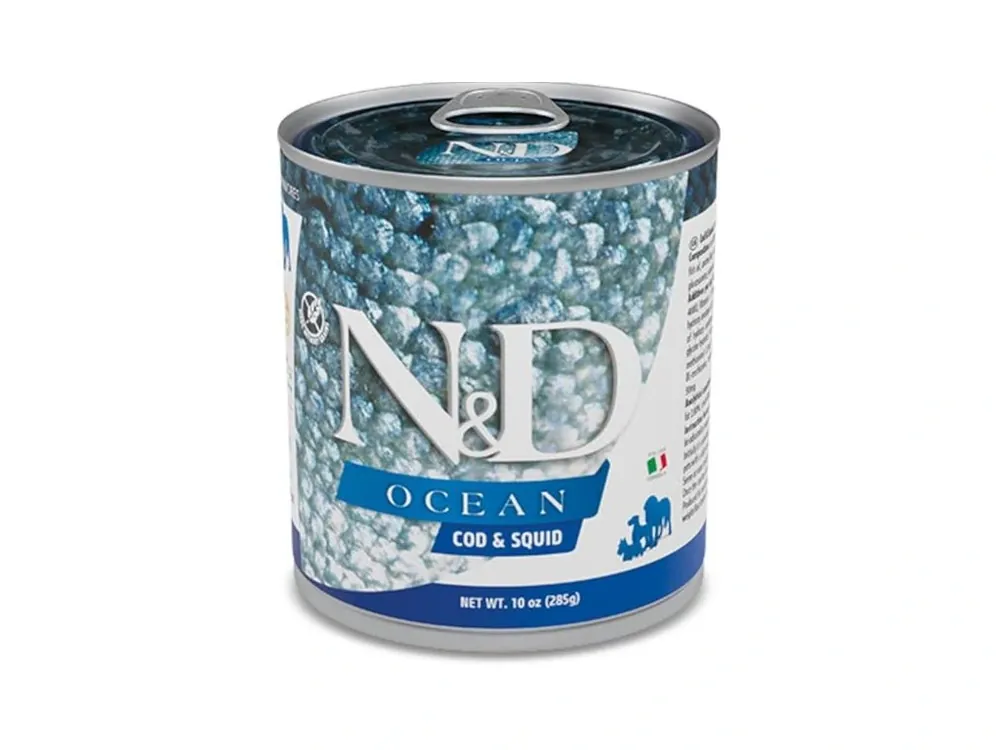 N&D OCEAN Dog konz. Cod & Squid 285 g Must-Have
