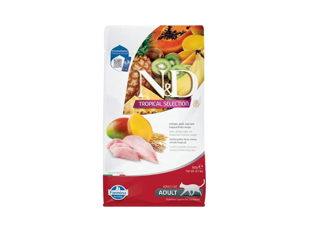 N&D TROPICAL SELECTION Cat LG Chicken Adult 300 g Levný