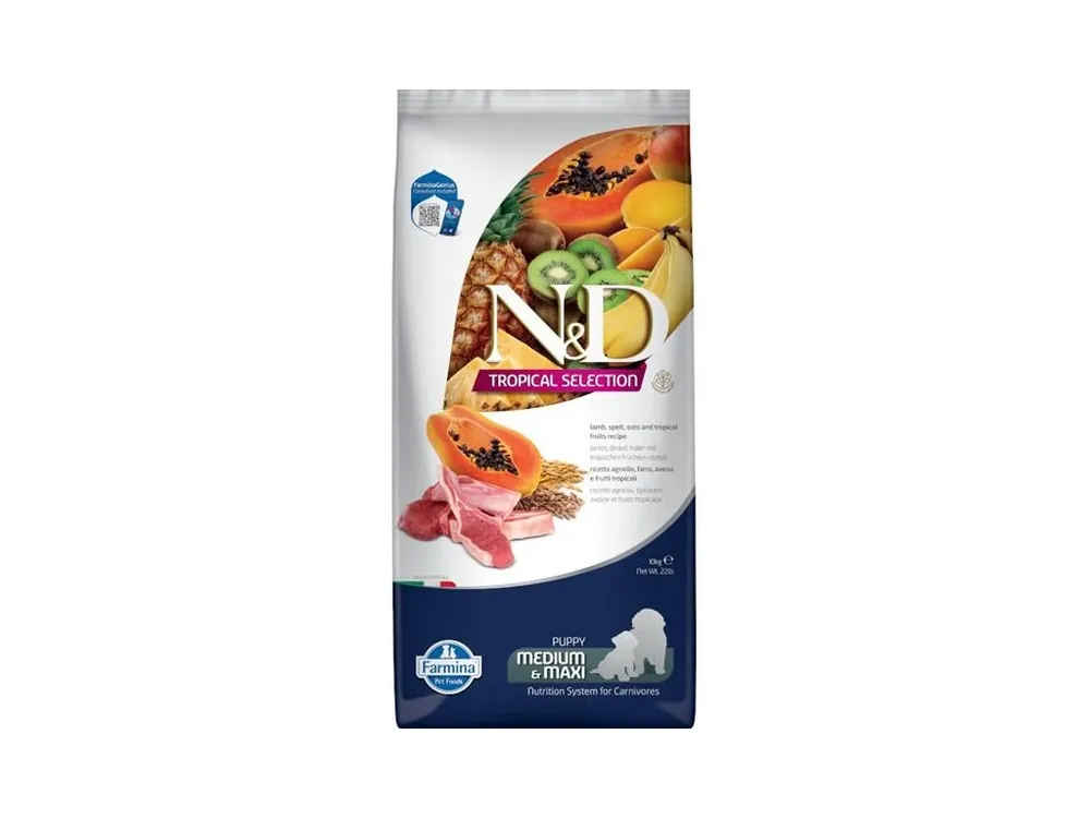 N&D TROPICAL SELECTION Dog LG Lamb Puppy Medium & Maxi 10 kg Cenový Hit