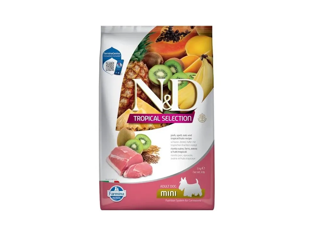 N&D TROPICAL SELECTION Dog LG Pork Adult Mini 5 kg Kup Teď