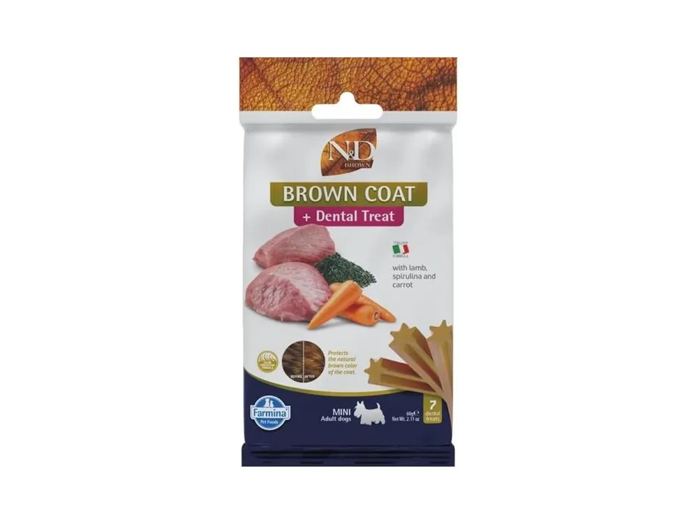 N&D BROWN Dog Dental Snack Lamb Mini 60 g Cenový Hit