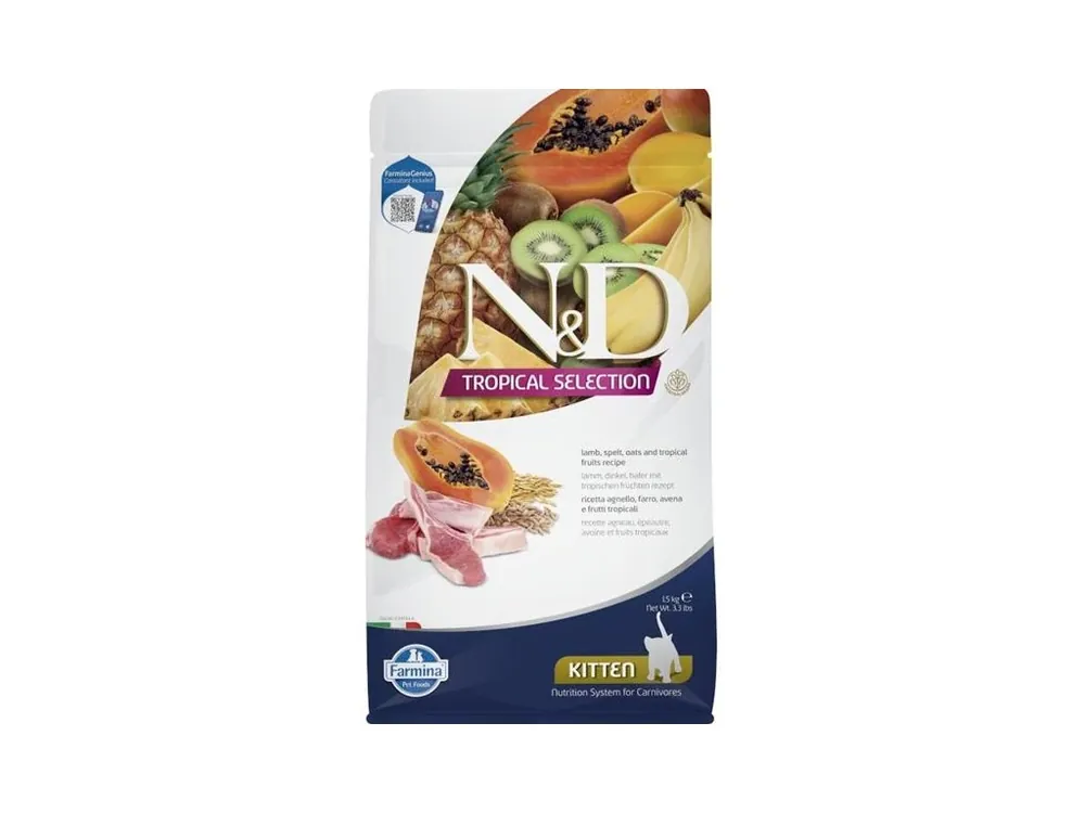 N&D TROPICAL SELECTION Cat LG Lamb Kitten 1,5 kg Přímo Od Výrobce