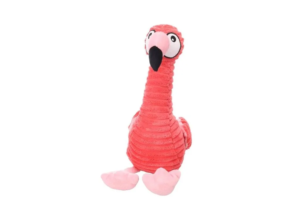 Hračka textil Lucy plameňák růžový 13x17x37,5cm Flamingo Tovární Cena