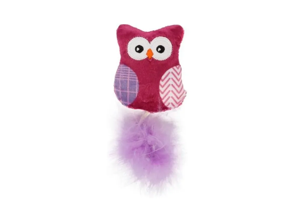 Výhodná Nabídka Hračka cat textil Prali sova fialová Flamingo