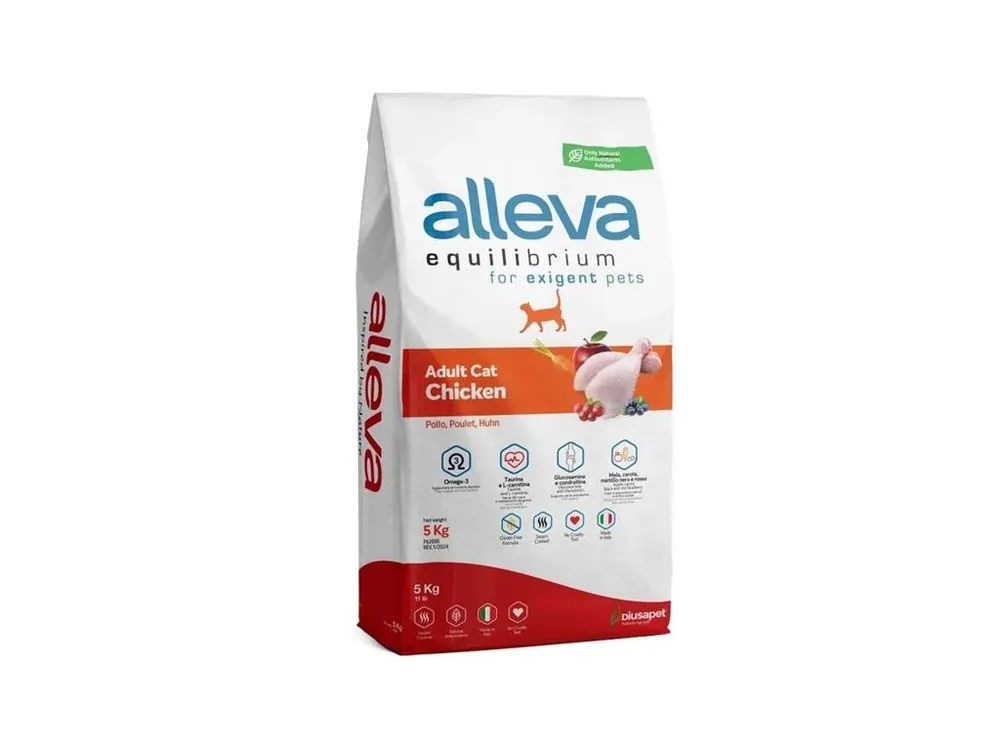 Nejlepší Cena ALLEVA EQUILIBRIUM Cat Adult Chicken 5kg