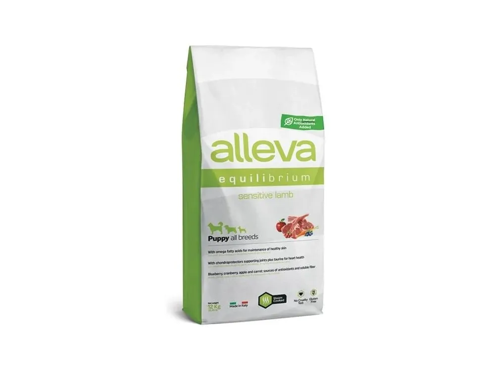 ALLEVA EQUILIBRIUM Dog Puppy Sensitive Lamb All Breeds 12kg Vrácení Zdarma