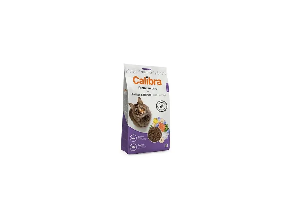 Calibra Cat Premium Line Steril.&Hairball w. Salm 10kg Přímo Od Výrobce