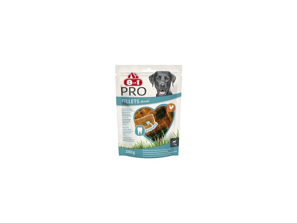 Pochoutka 8in1 Pro Fillets Dental 200g Akční Cena