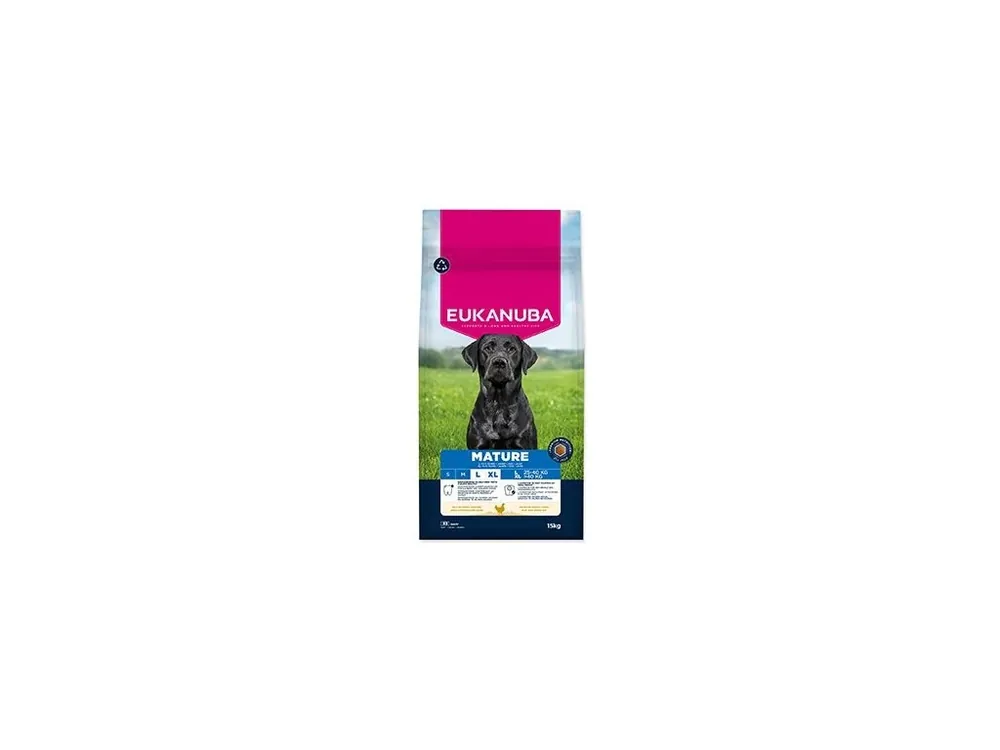 Eukanuba Dog Mature Large rich in fresh Chicken 15kg Výprodej
