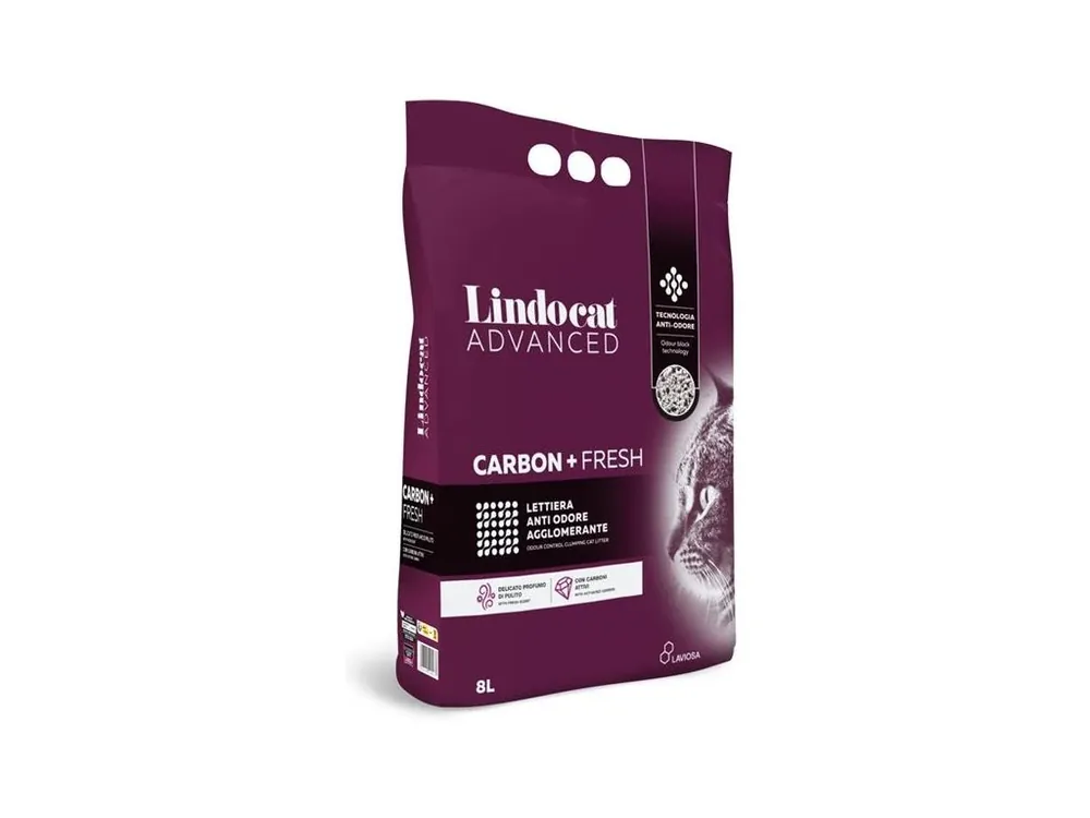 Nejlepší Volba Stelivo Lindocat Advanced Carbon+Fresh 8l