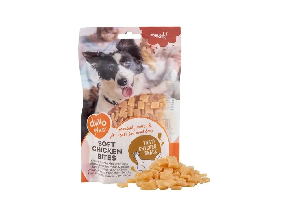 Duvo+ dog Meat! Soft chicken bites 200 g Vrácení Zdarma
