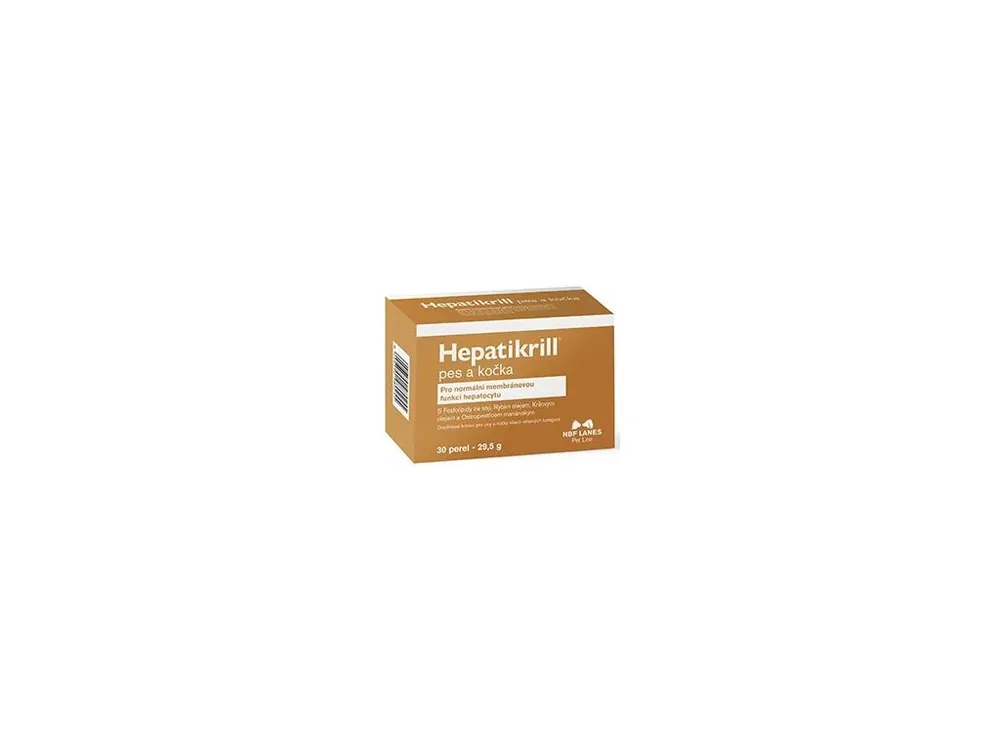 Nejlepší Volba Hepatikrill pro psy a kočky 30cps