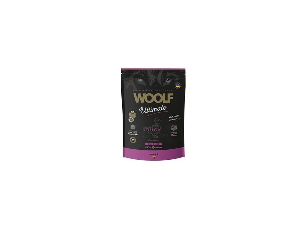 Levný WOOLF Ultimate DogFood Semi-Moist Duck 1kg
