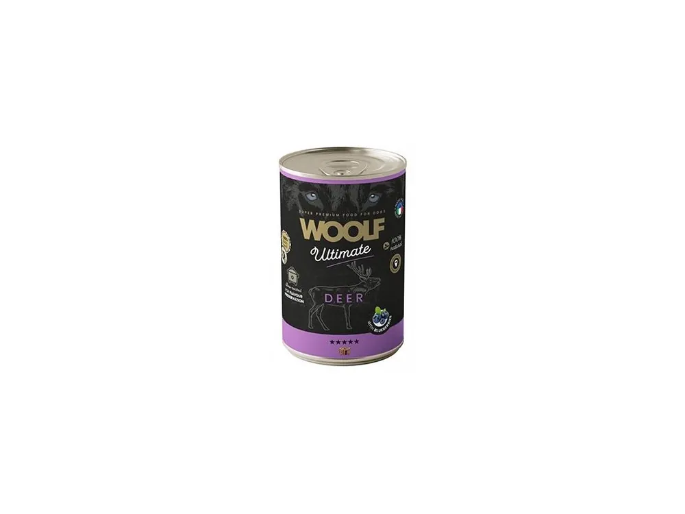 WOOLF Ultimate DogFood konz. Deer 400g Objednat Nyní