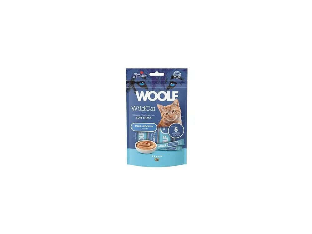 Must-Have WOOLF WildCat Cream Regular Tuna&Codfish 5x14g