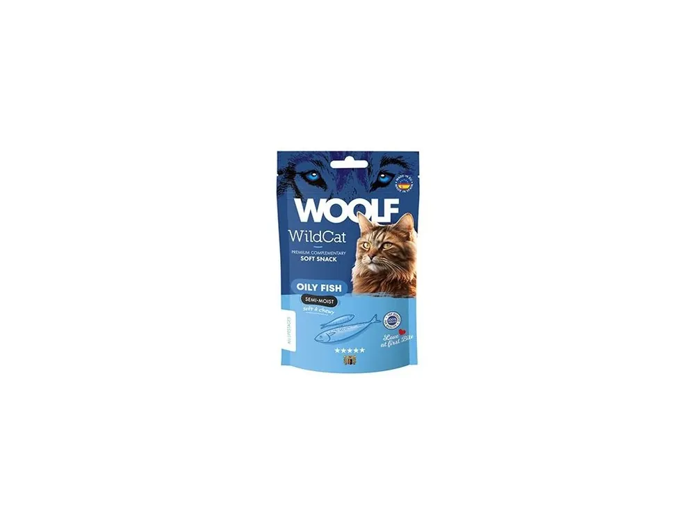 Kup Teď WOOLF WildCat Semi-Moist Snack Oily Fish 50g