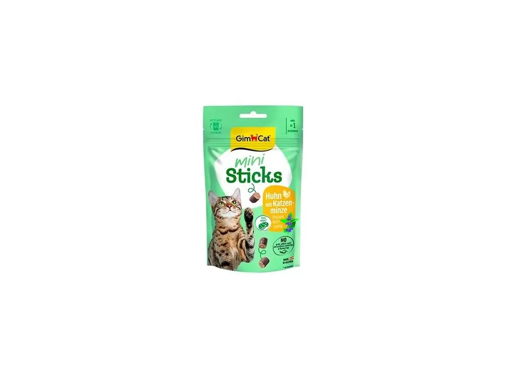 GimCat Mini Sticks kuře se šantou kočičí 50g Nejlepší Cena