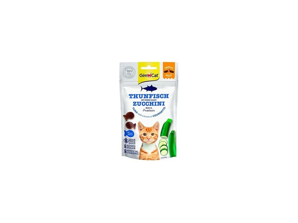 GimCat Crunchy Snacks tuňák&cuketa 50g Koupit Online