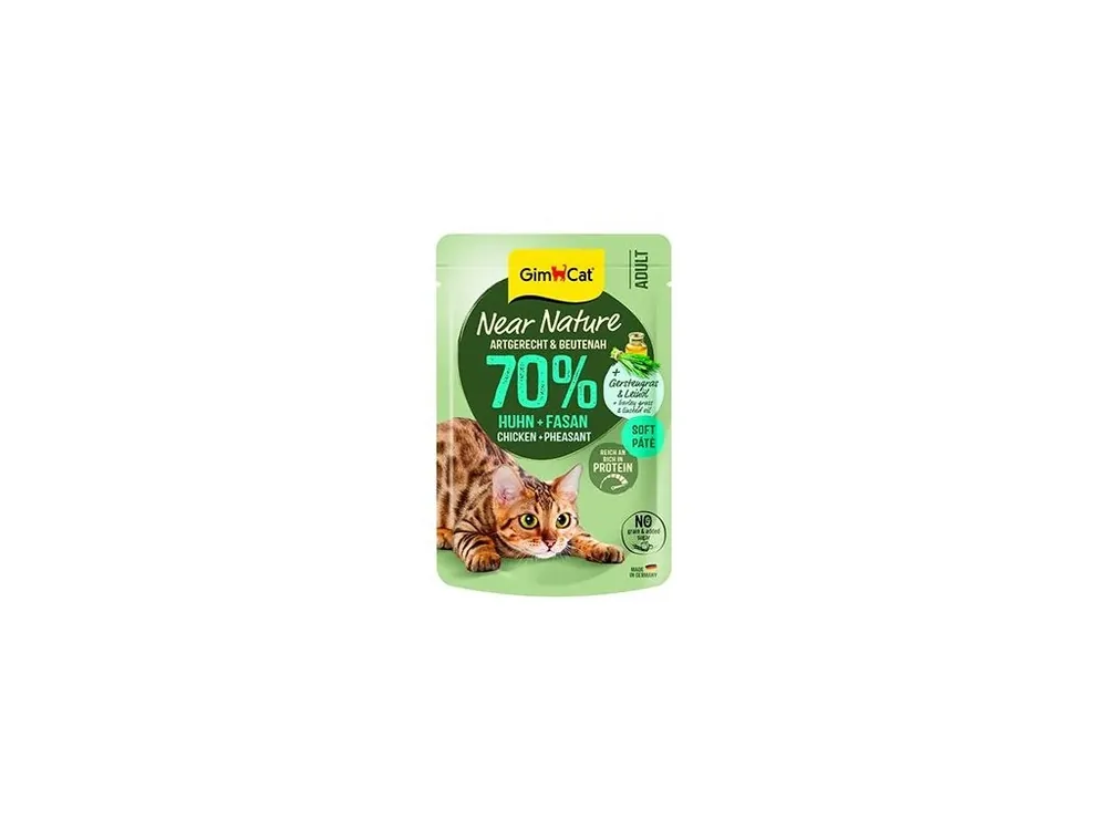 GimCat Near Nature kapsa kuře&bažant 85g Nízká Cena