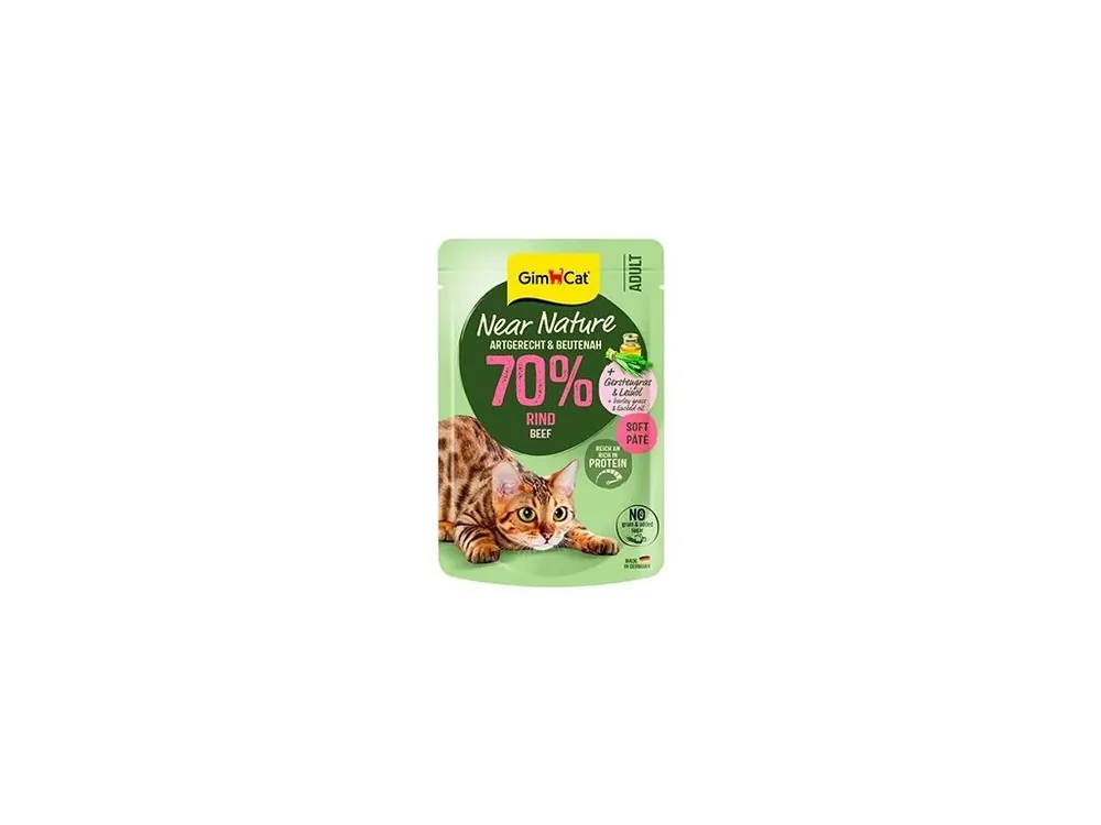 Víkendová Akce GimCat Near Nature kapsa hovězí 85g