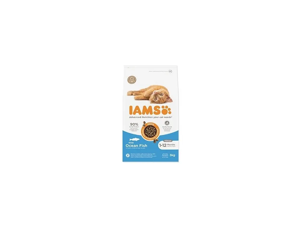 Horká Nabídka Iams Cat Kitten Ocean Fish 3kg