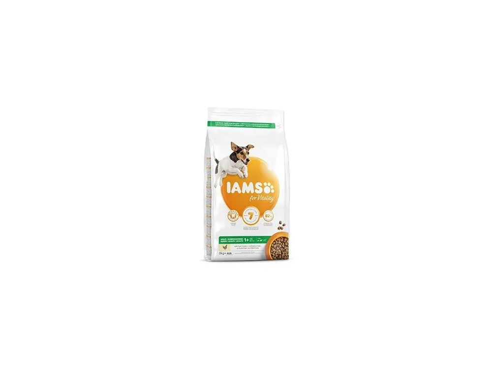 Iams Dog Adult Small&Medium Chicken 3kg Nakupujte Hned