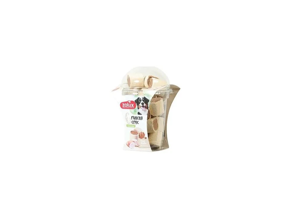 Značkový Pochoutka pes CRUNCHY XL Morková kost 240g Zolux
