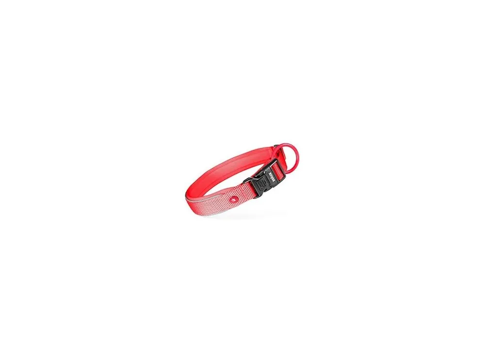 Aktuální Obojek pes PREMIUM nylon 15mm/30-35cm červená Zolux