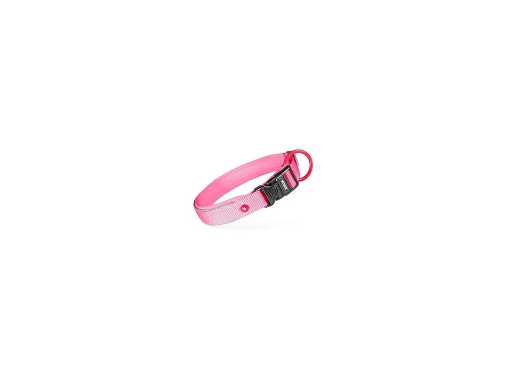 Vrácení Zdarma Obojek pes PREMIUM nylon 15mm/30-35cm fuchsiová Zolux